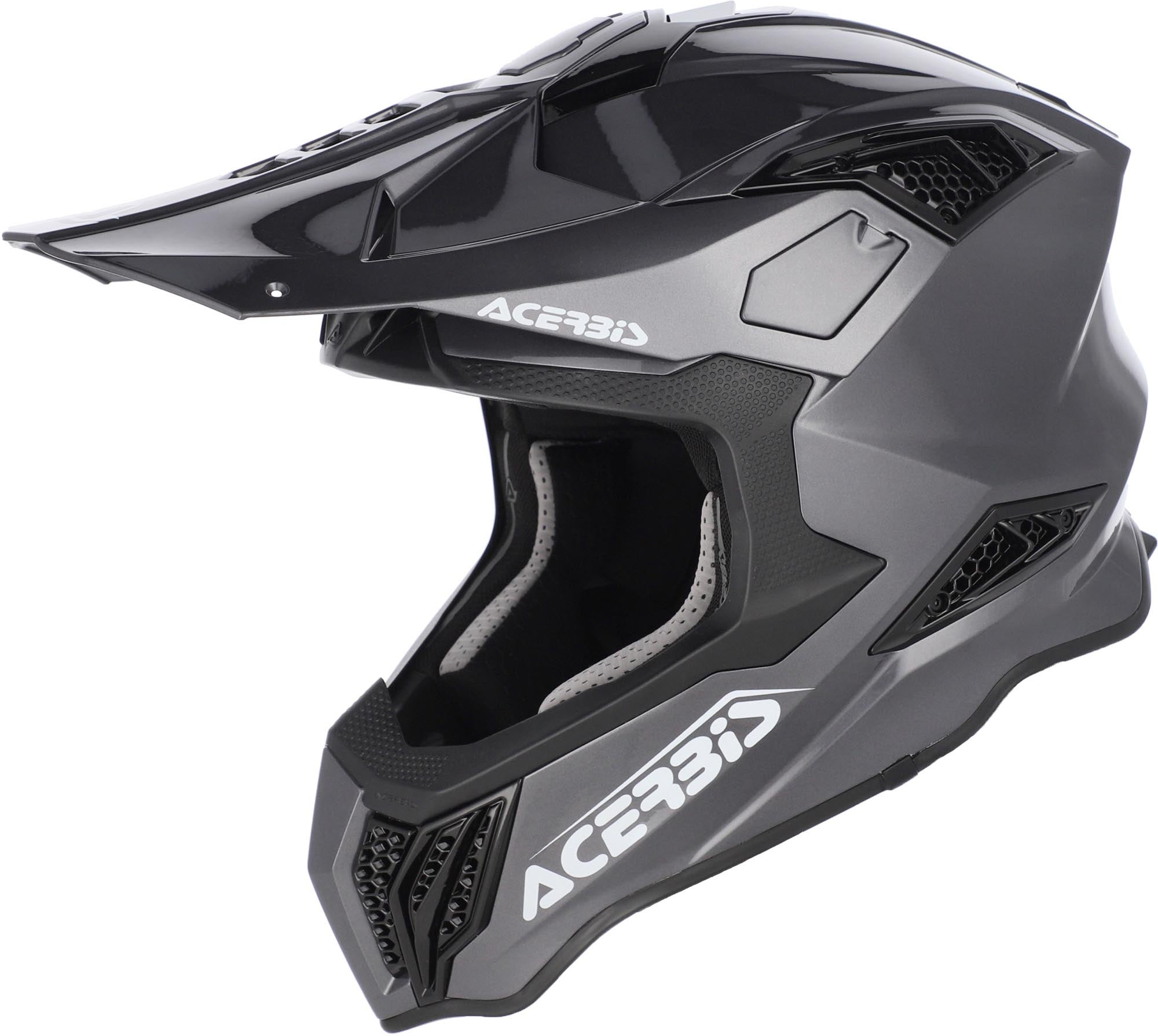 Acerbis Airstrike-X Casco da motocross Argento/Grigio M (57/58) Figura 1