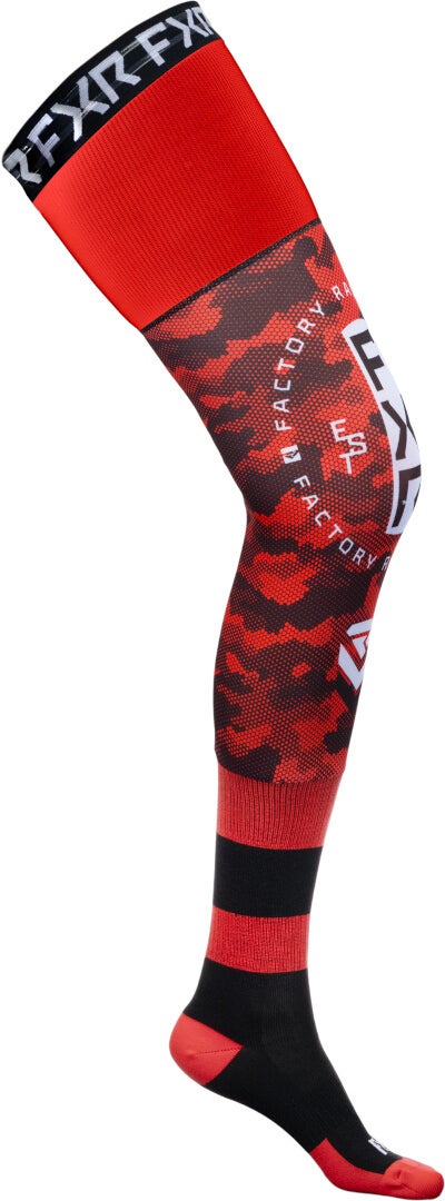 FXR Riding Motorcross Sokken rood/zwart/wit L/XL Figuur 2