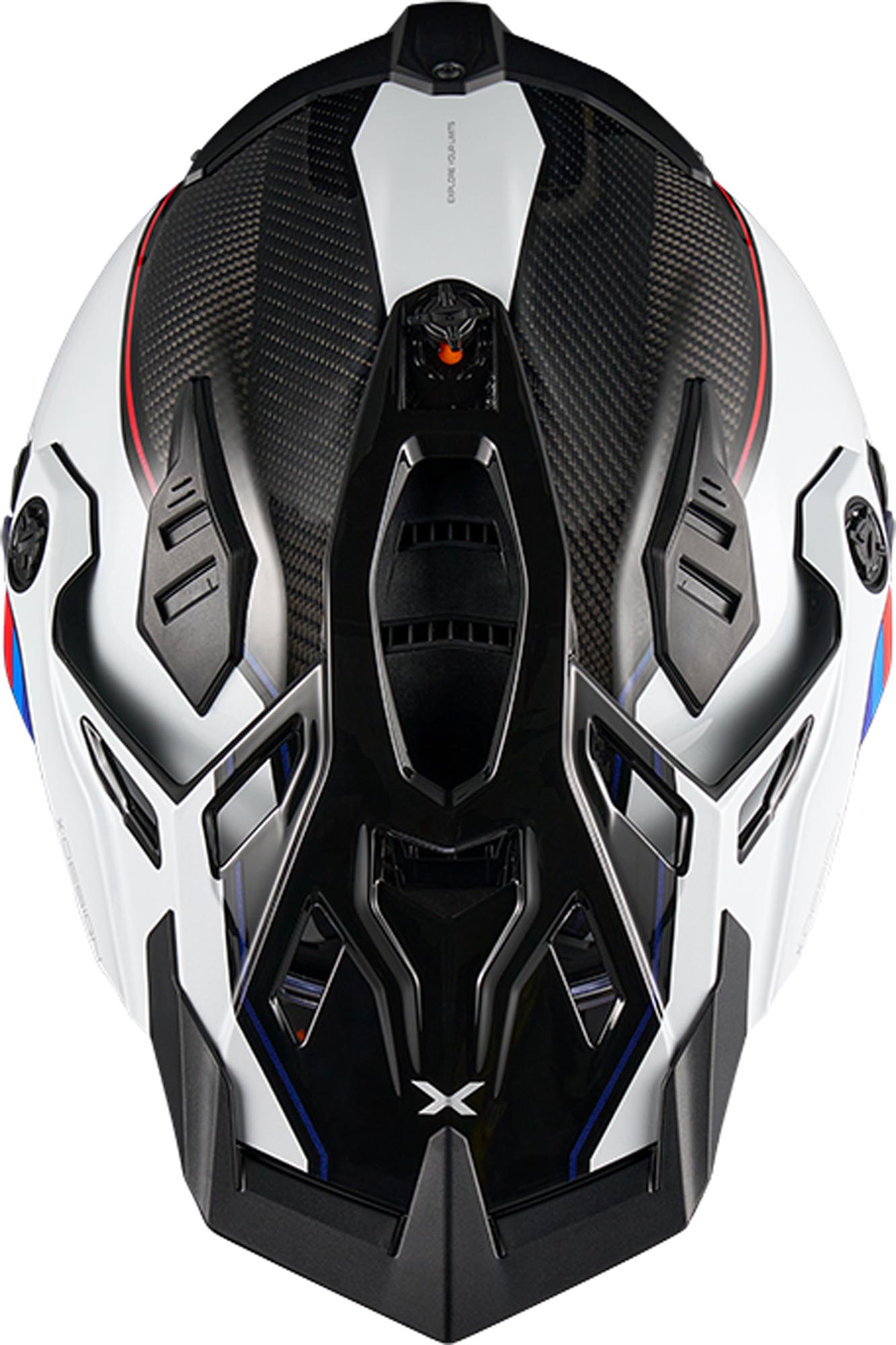 Nexx X.Rally Raid Carbon Cască Enduro Alb/Albastru/Roșu S (55/56) Figura 6