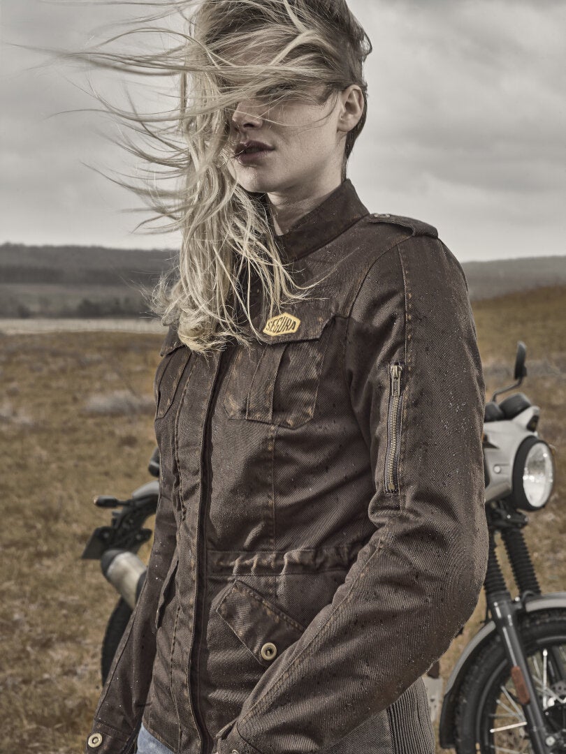 Side view of Segura Tabata Ladies Motorcycle Textile Jacket