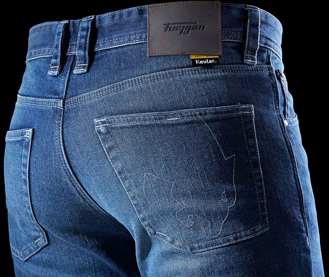 Furygan D12 X Kevlar Straight Jeans da moto blu 36/30 Figura 6