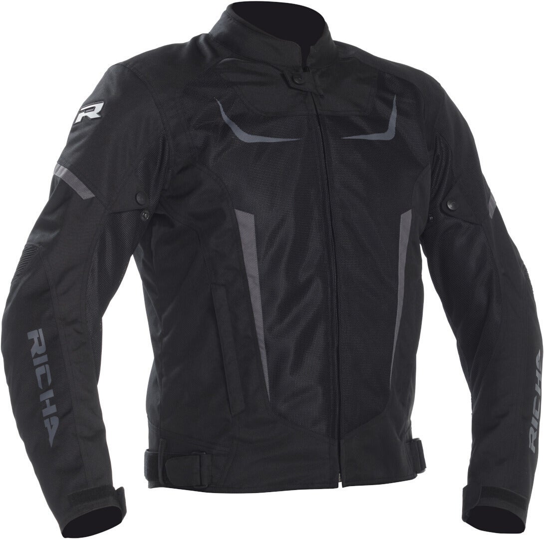 Richa Airstrike 2 Motorcycle Textile Jacket black 4XL Figure 1