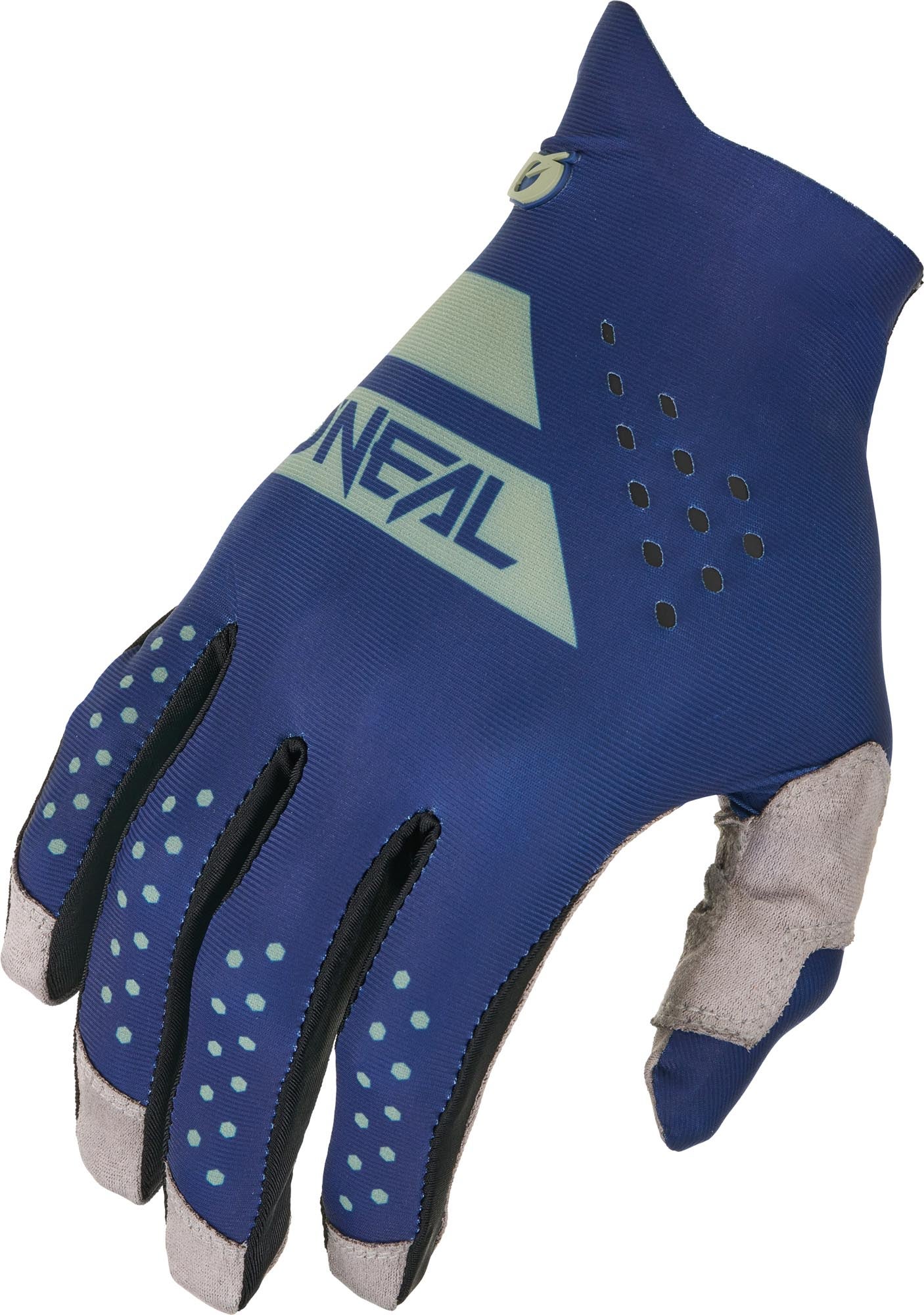 Oneal PIN IT Slip On Motocross handsker blå/grøn M Figur 1