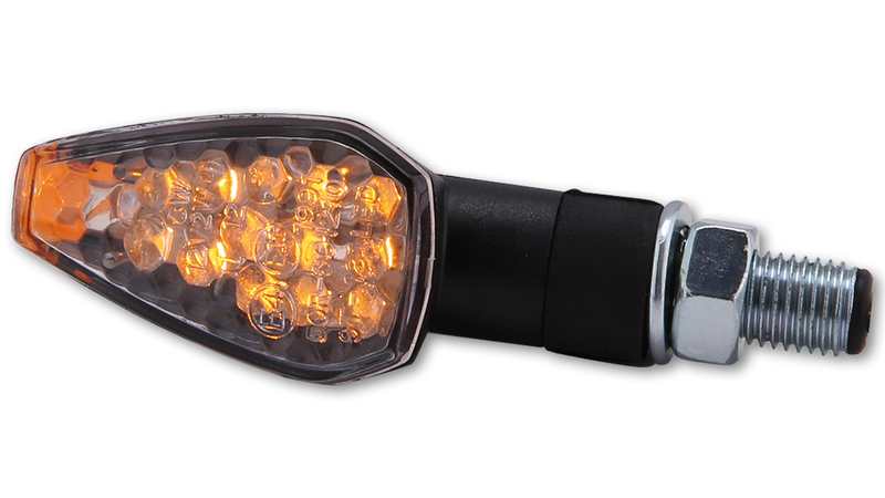 HIGHSIDER Smart Peak LED-indikator Kropp Svart / Objektiv Klar (Par), Fram & Bak Figur 5