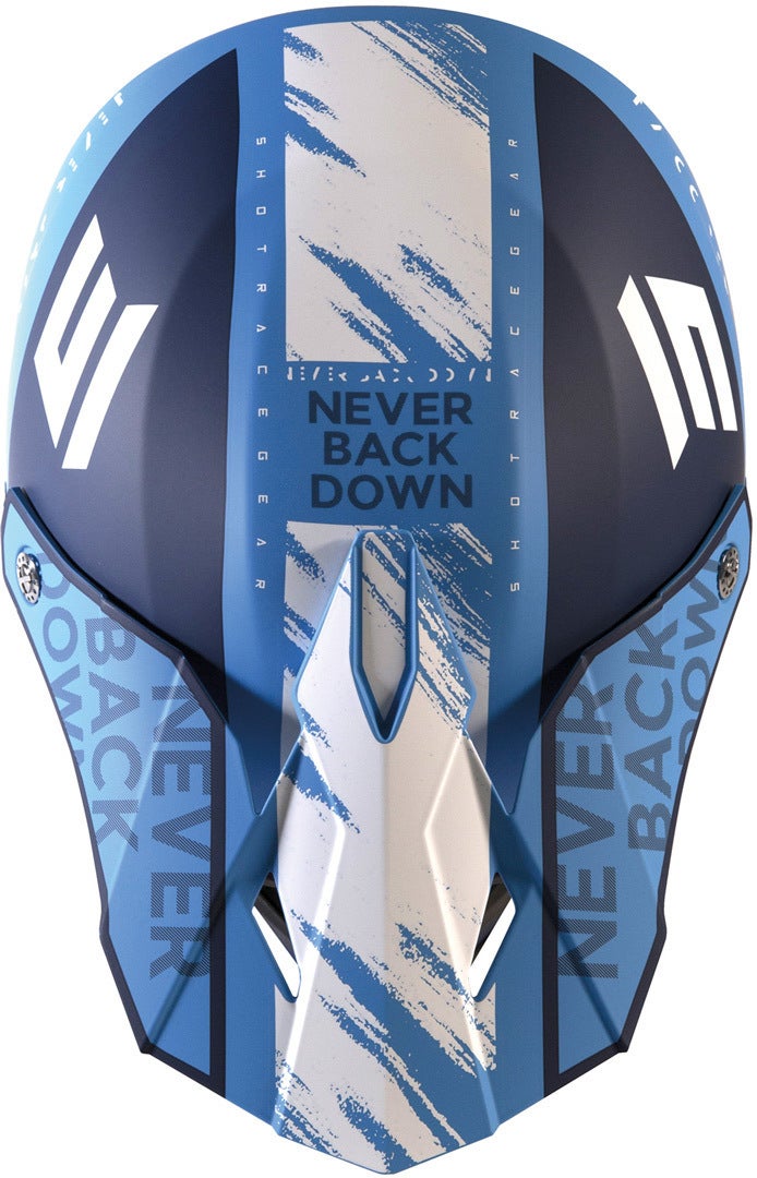 Shot Furious Draw Casco Motocross blu S (55/56) Figura 3