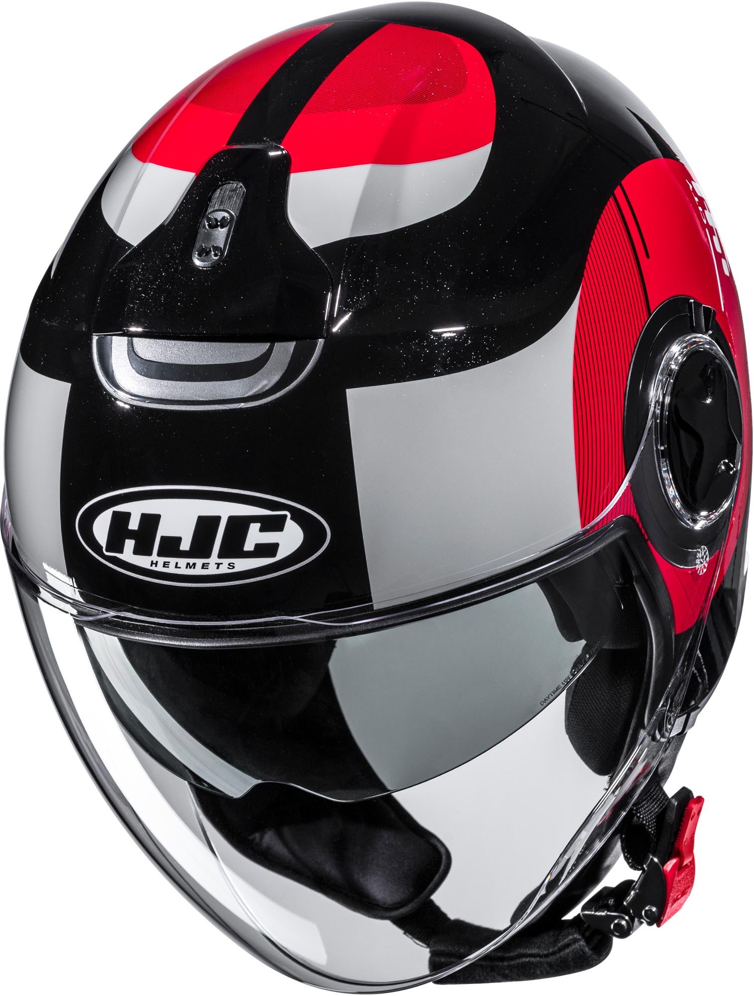 HJC i41 Solix Casque à réaction Noir/Gris/Rouge L (58/59) Figure 2