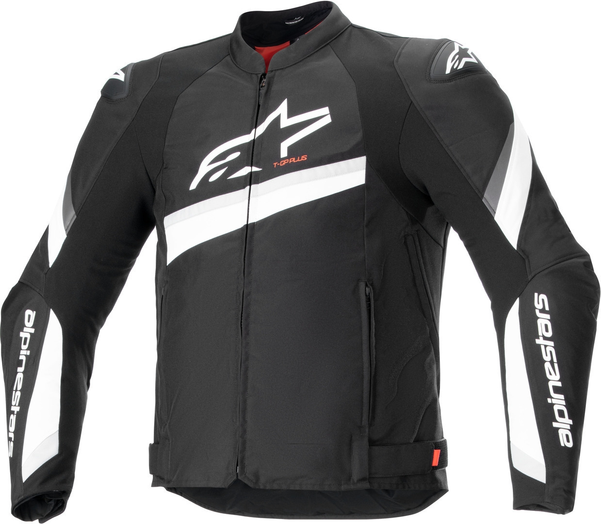 Alpinestars T-GP Plus R V4 Motorrad Textiljacke schwarz/weiß M Abbildung 1