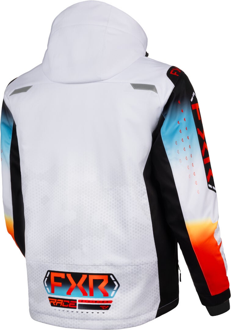 FXR RRX 2025 Veste de motocross imperméable Blanc/Bleu/Orange S Figure 2