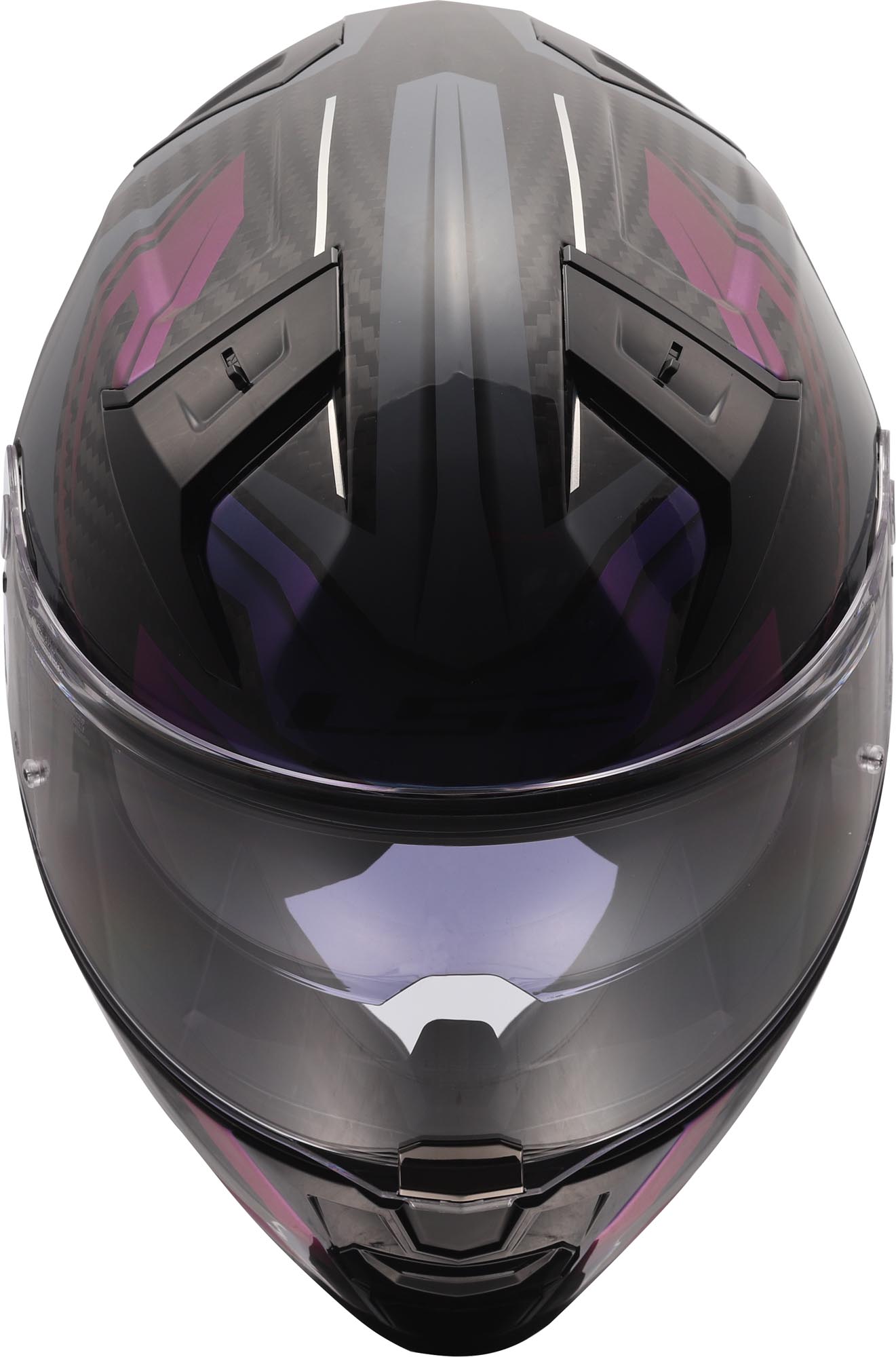LS2 FF811 Vector II Carbon Savage Helm grijs/wit/rood S (55/56) Figuur 2