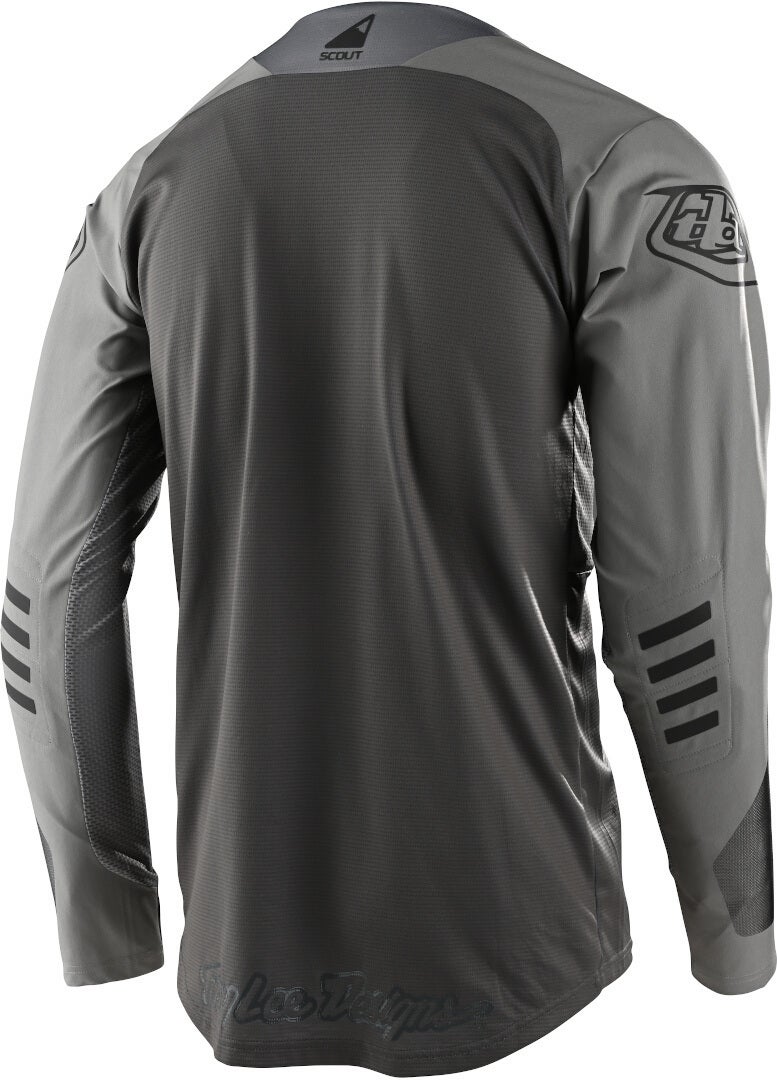 Troy Lee Designs Scout SE Systems Motocross Jersey dunkelgrau/hellgrau XXL Abbildung 2