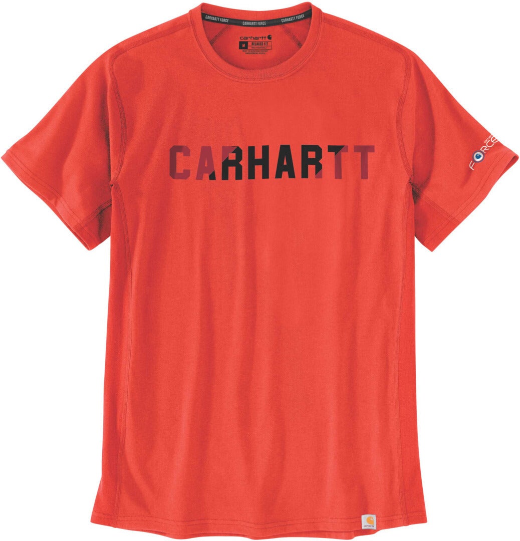 Carhartt Force Flex Block Logo Triko červená XL Obrázek 1