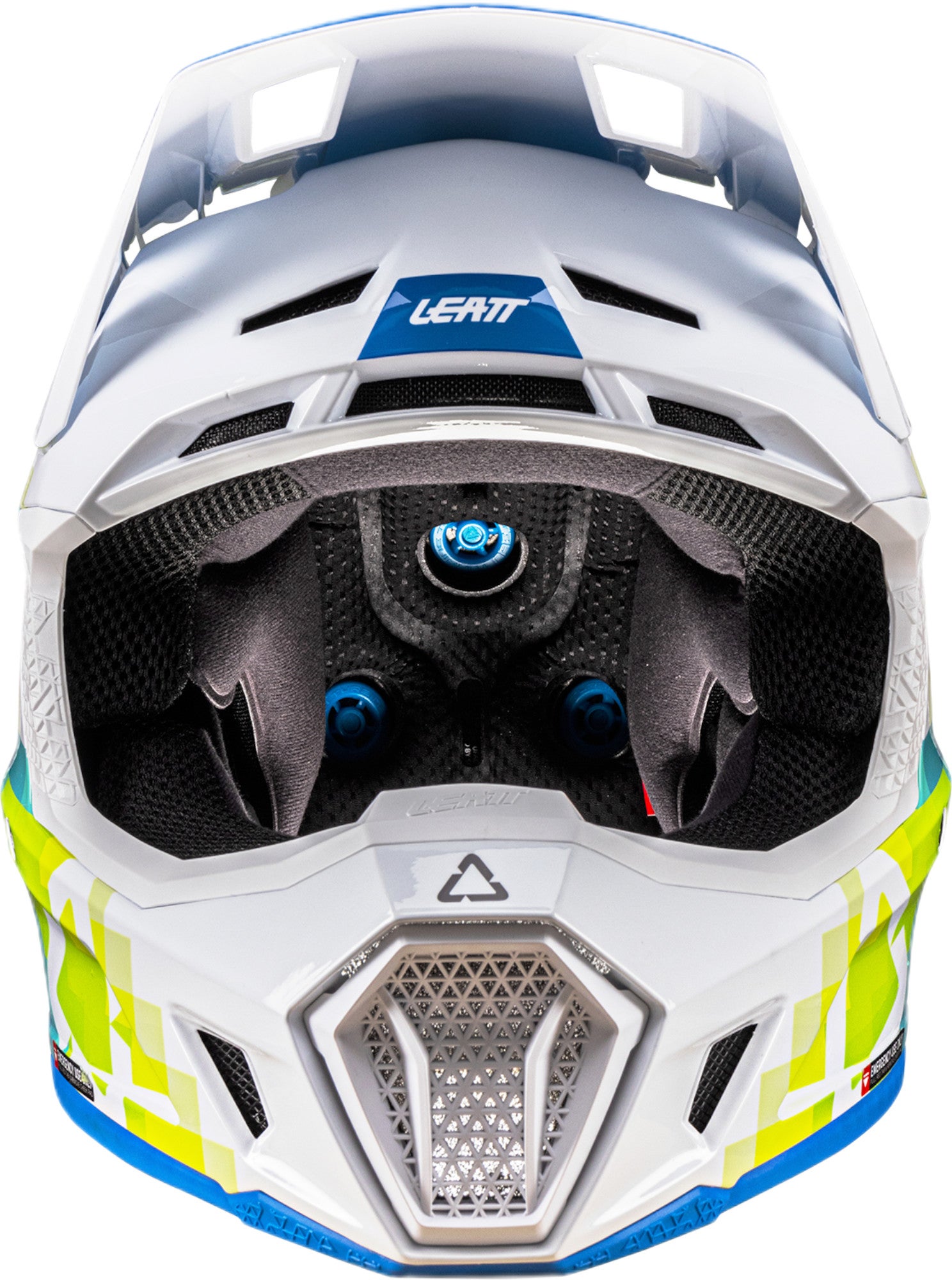 Leatt 7.5 V26 Casco da motocross con occhiali bianco/blu/giallo M (57/58) Figura 6