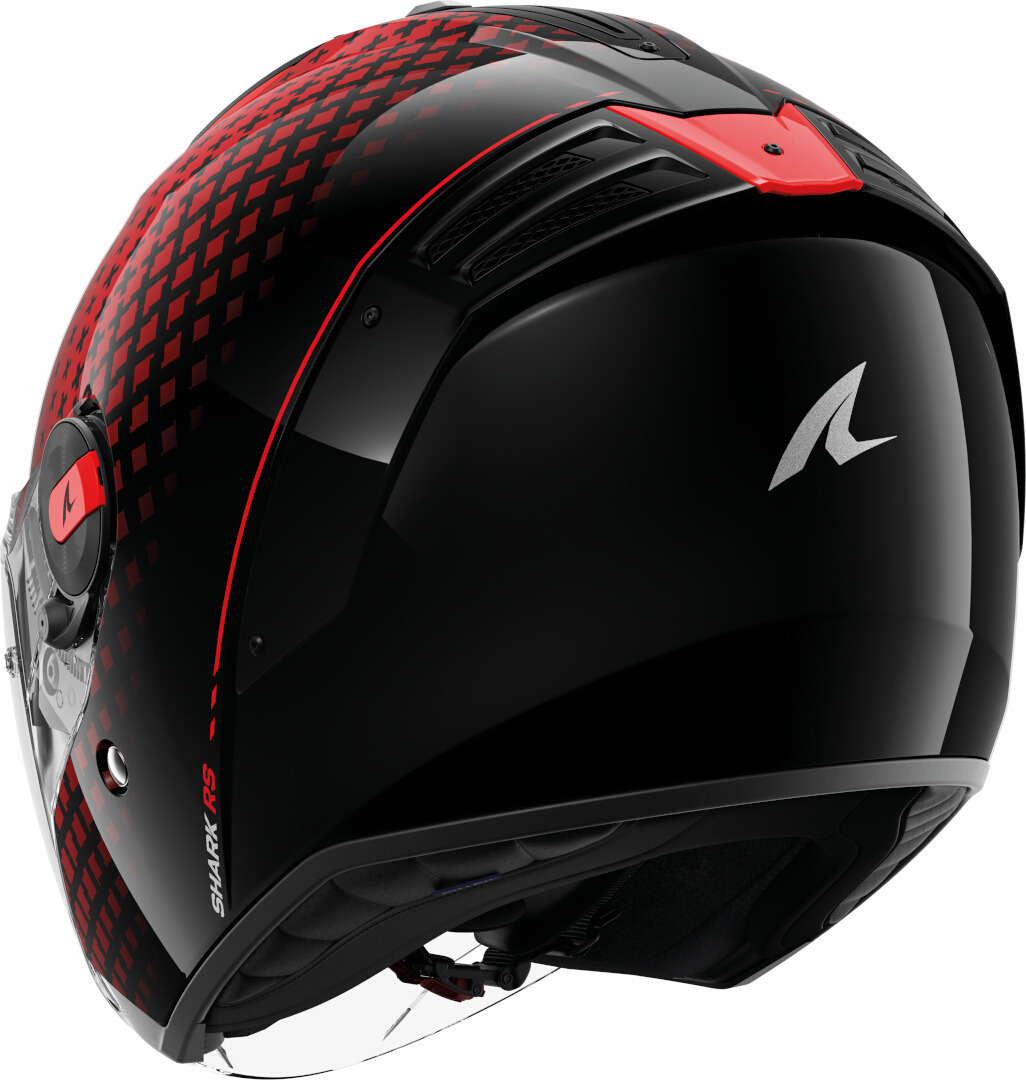 Shark RS Jet Stride Casco Jet nero/rosso S (55/56) Figura 3