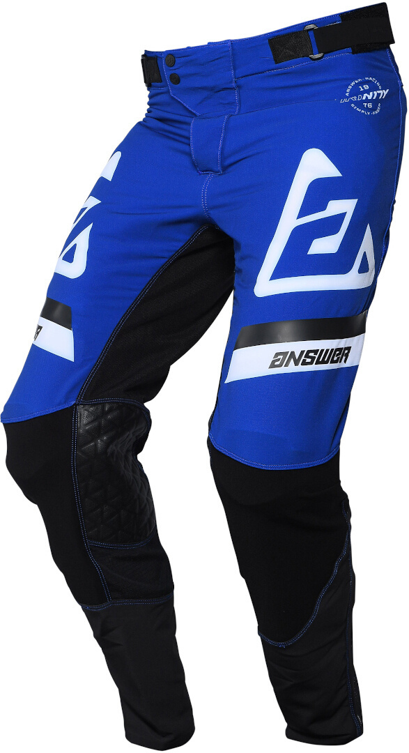 Answer Trinity Voyd Motocross Pants black/blue/white 32 Figure 1