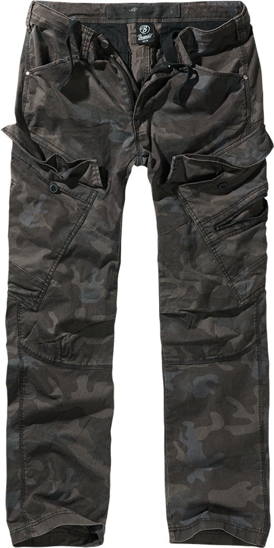 Brandit Men's Dark Camouflage Adven Slim Fit Pants