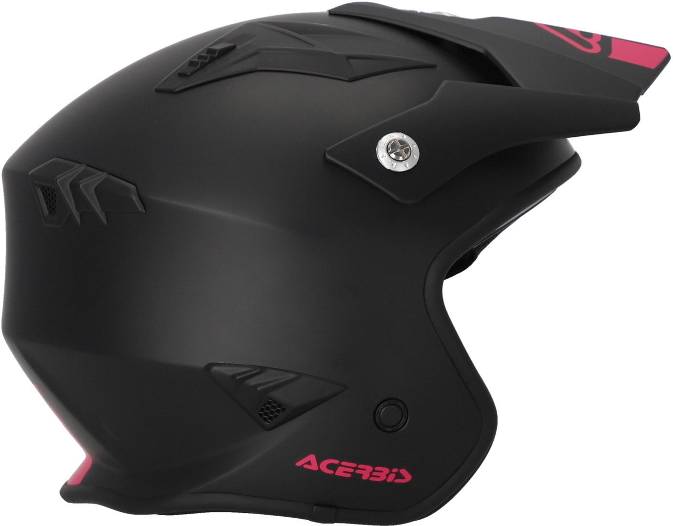 Acerbis Aria 2023 Solid Casco Jet nero/rosa S (55/56) Figura 4