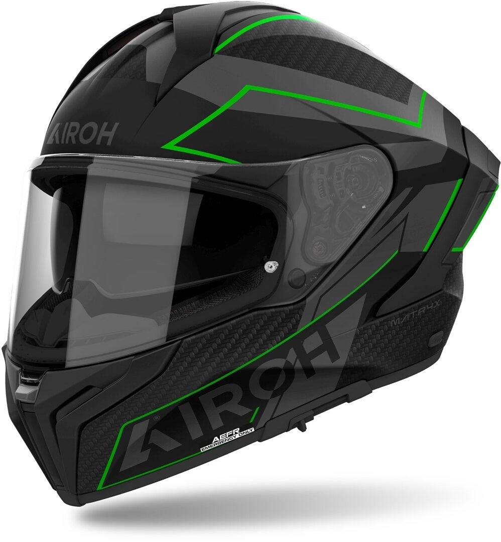 Airoh Matryx Sentinel Capacete preto/cinza/verde M (57/58) Figura 1