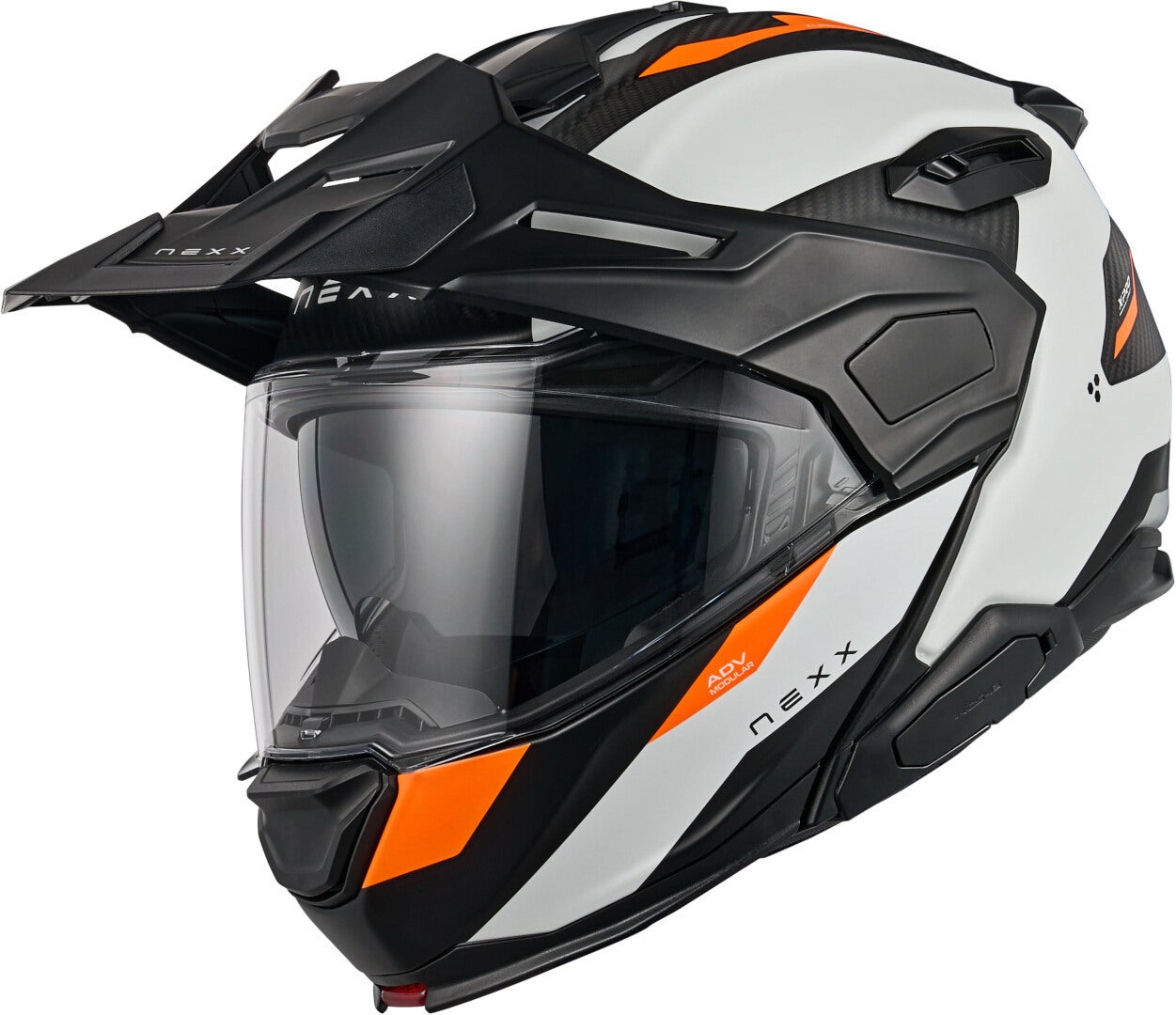 Nexx X.Lifecountry Terra Carbon Helmet white matt/orange XL (61/62) Figure 1