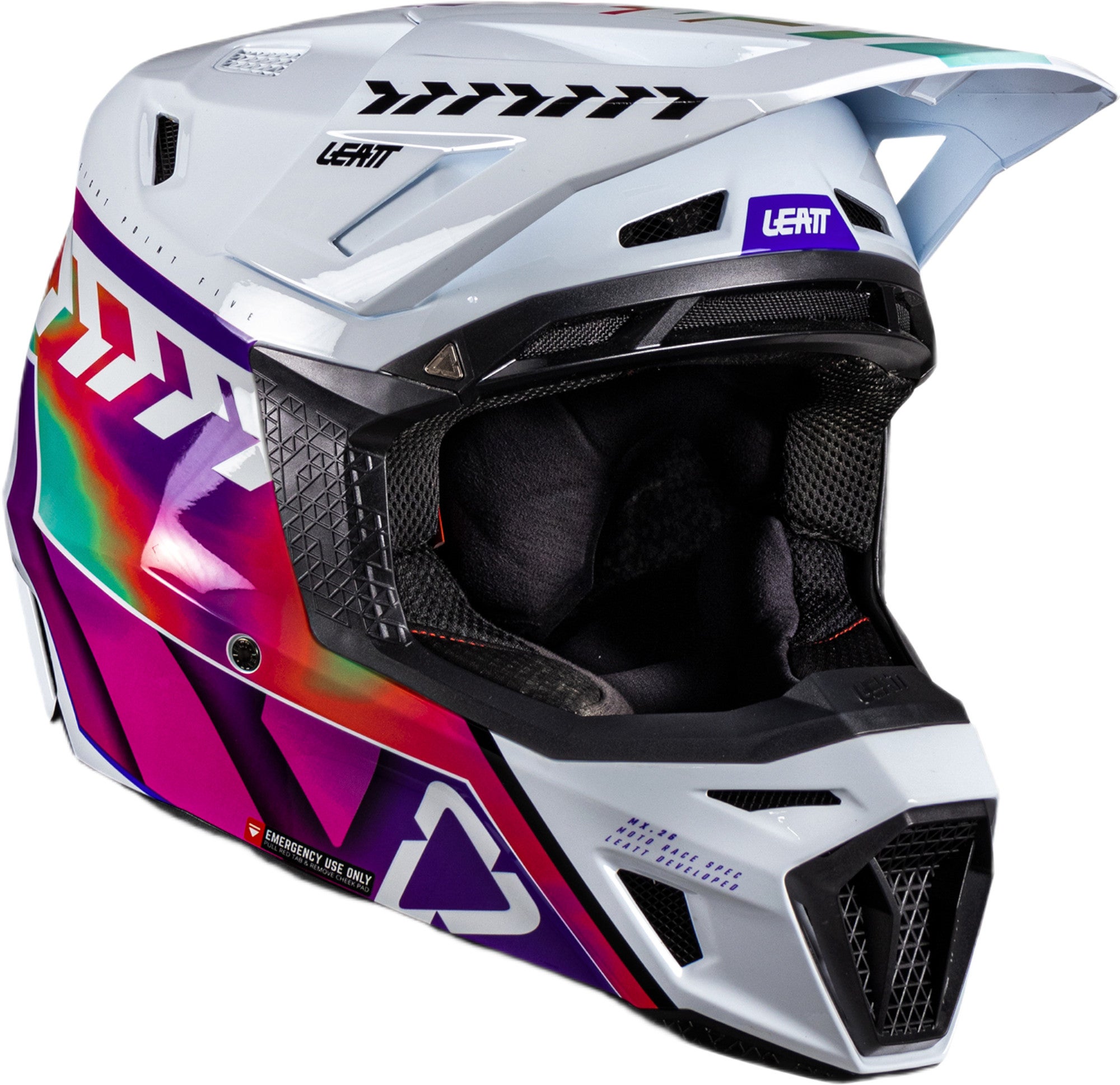 Leatt 8.5 V26 Motokrosová přilba s brýlemi Multi/Pink S (55/56) Obrázek 2