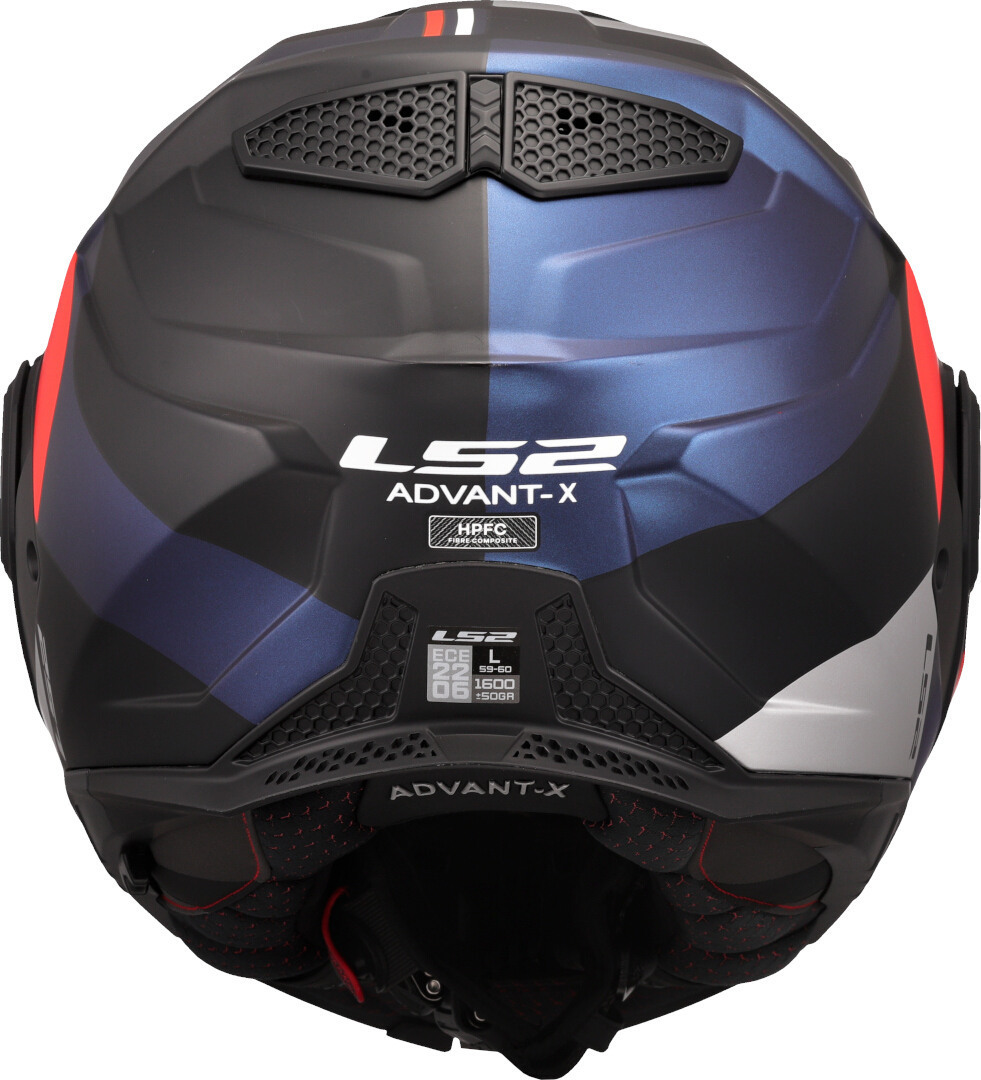 LS2 FF901 Advant X Ultra Hjelm svart matt/rød/blå/hvit Tap (59/60) Figur 4