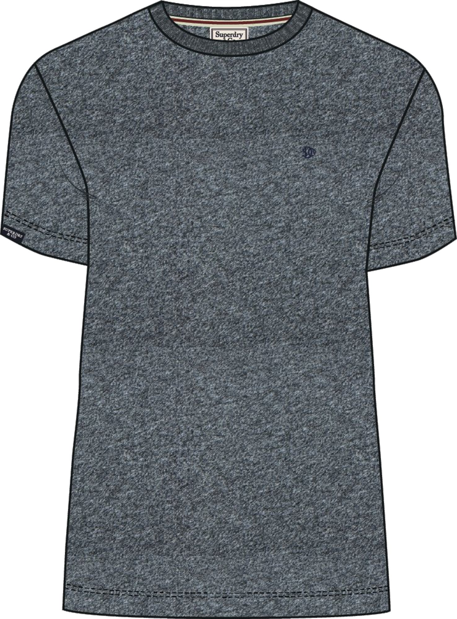 Superdry & Co Logo Tričko modrá/tmavě modrá 2XL Obrázek 1