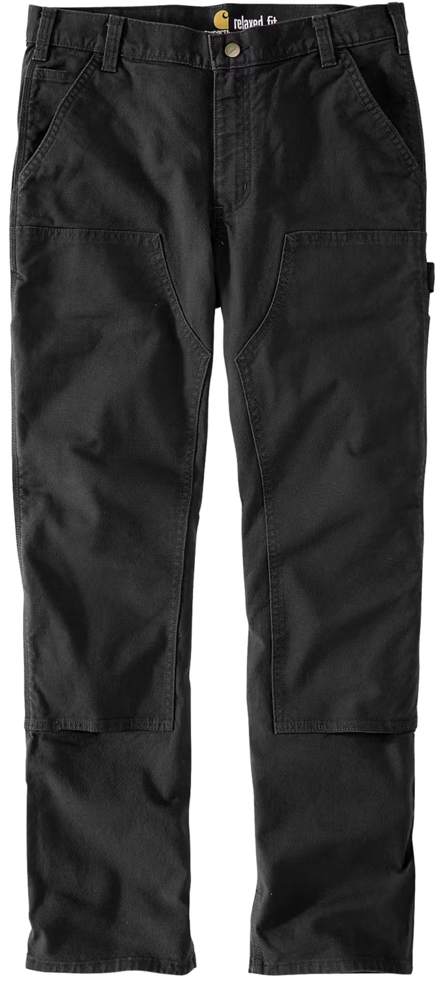 Carhartt Relaxed Straight Rugged Flex Duck Double-Front Dungaree Bukser Sort 34/34 Figur 1