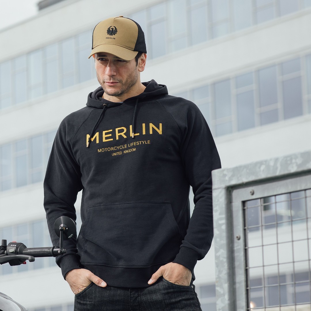Merlin Sycamore Pull-Over Hættetrøje Sort M Figur 3