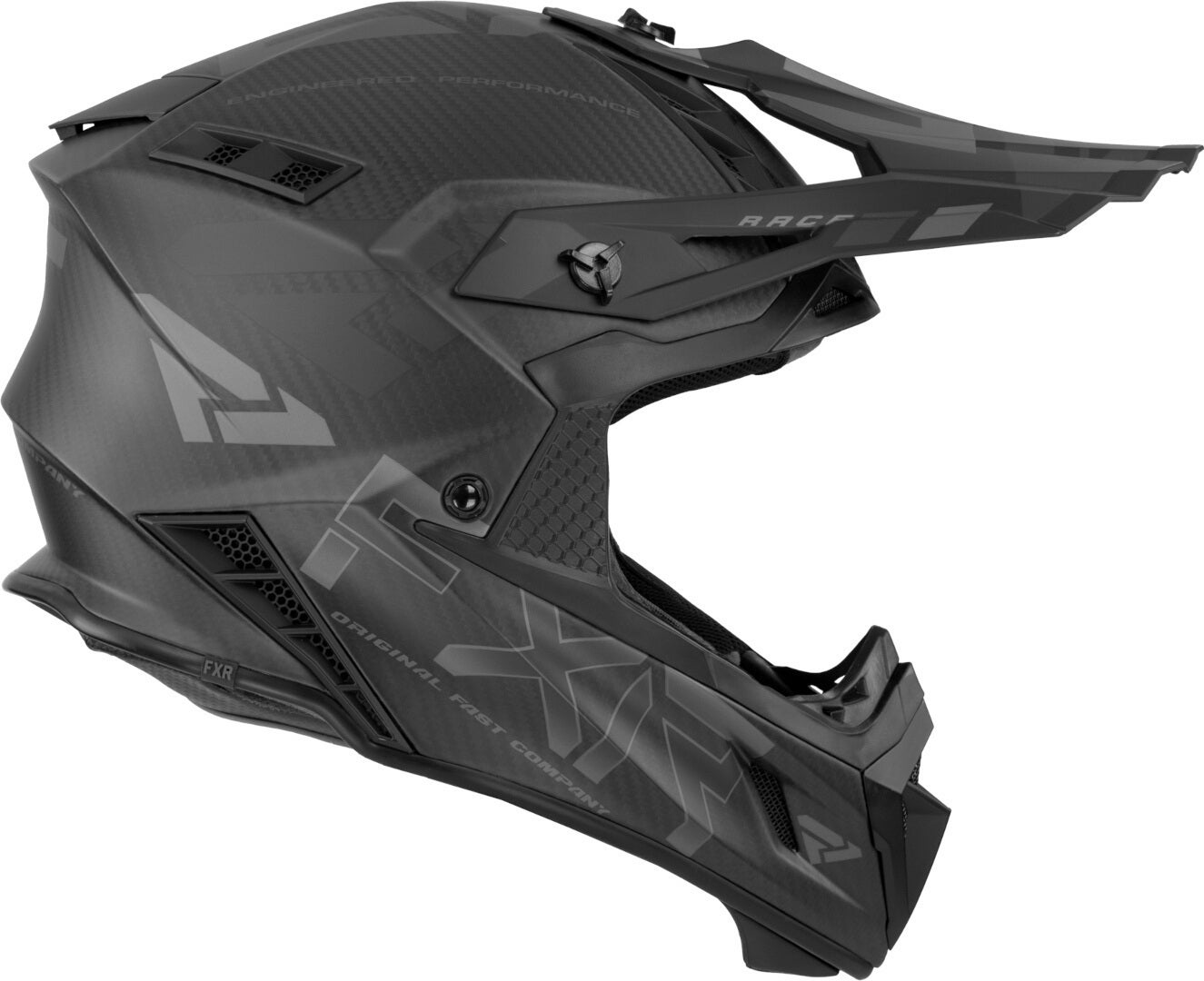 FXR Helium Carbon 2023 Motokrosová přilba Černá/šedá XL (61/62) Obrázek 3