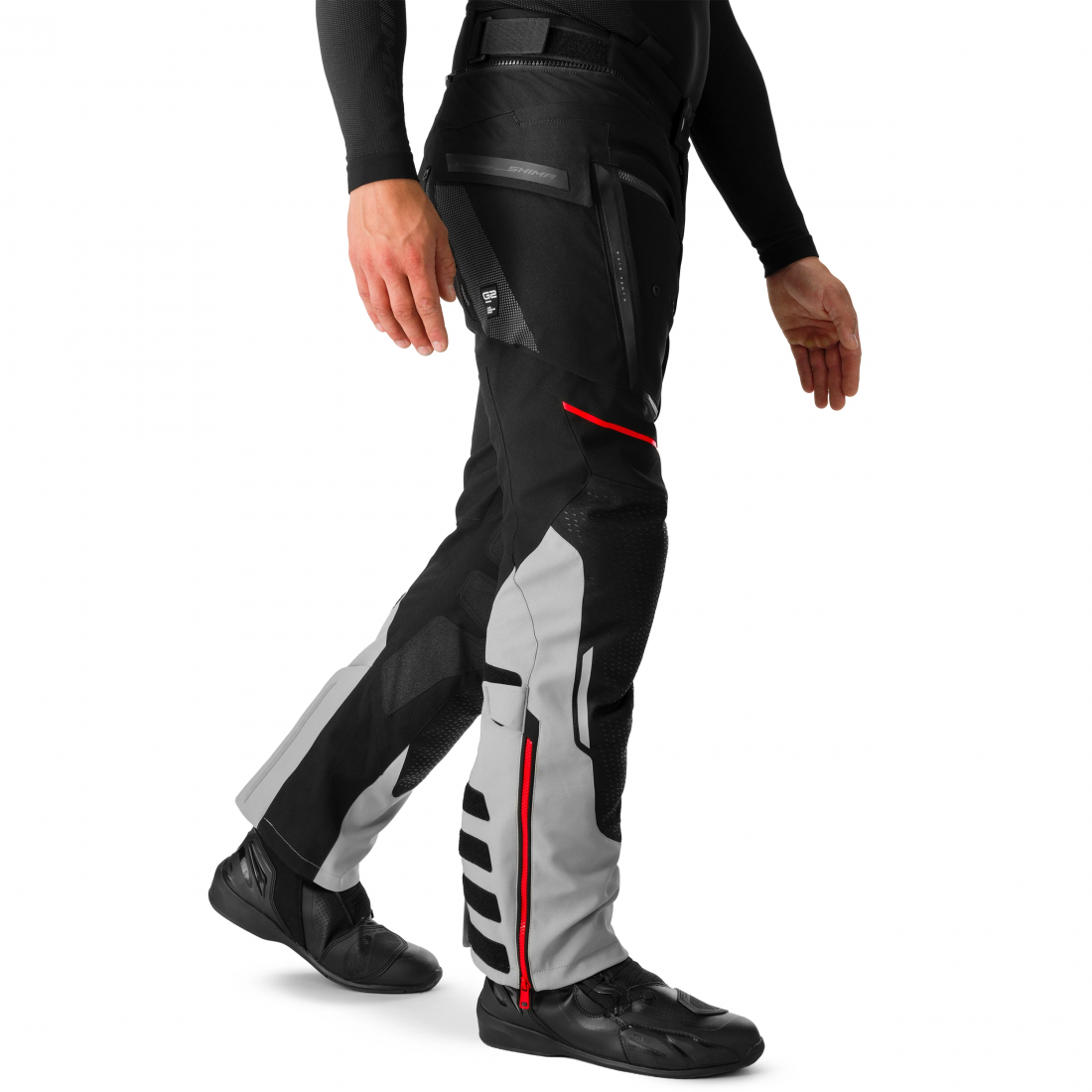 SHIMA Hero 3.0 Motorcycle Textile Pants grey/red S Figure 6