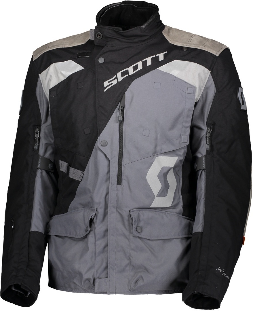 Scott Dualraid Dryo Motorcycle Textile Jacket black/grey XS Figure 1