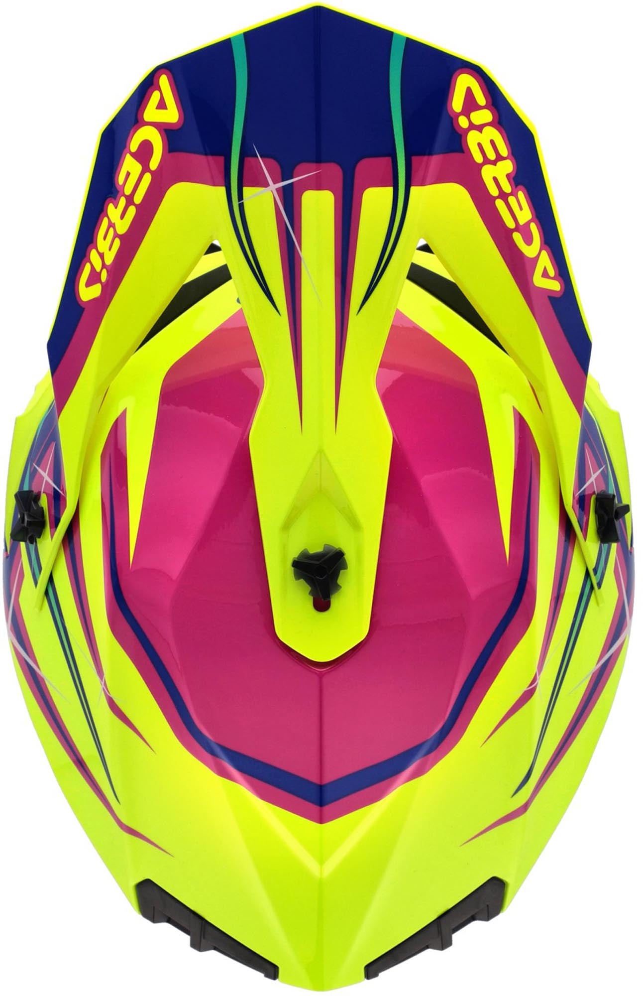 Acerbis Linear Graphic 2026 Casco da motocross rosa/neon-giallo/turchese L (59/60) Figura 6