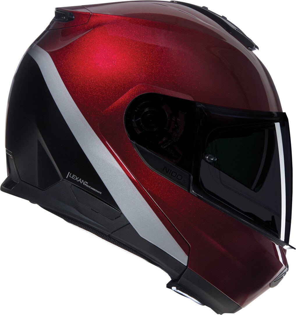 Nolan N100-6 Verniciatura Speciale N-Com Casco rosso/nero XS (55) Figura 5