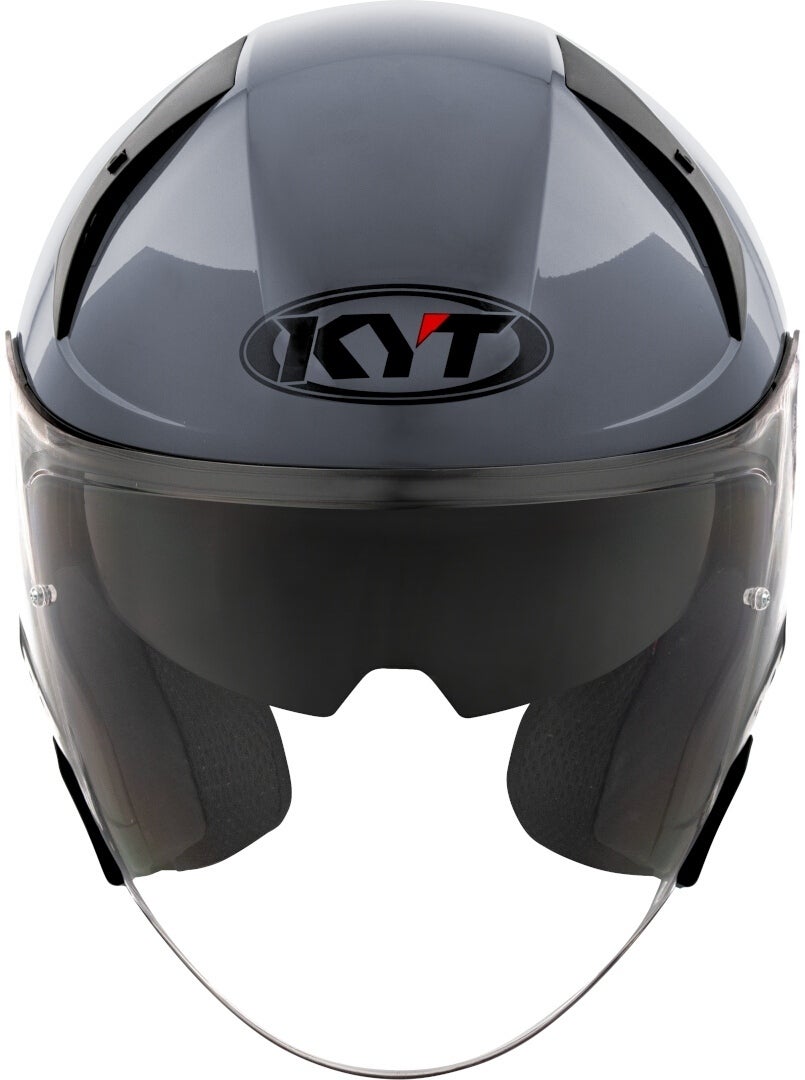 KYT TTR-Jet Plain Jethelm grau XXL (61) Abbildung 3