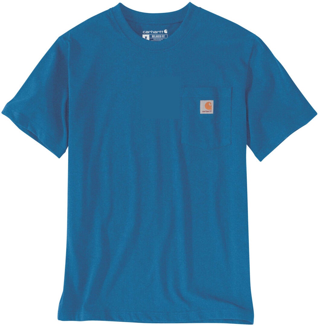 Carhartt Relaxed Fit Heavyweight K87 Pocket Triko modrá M Obrázek 1