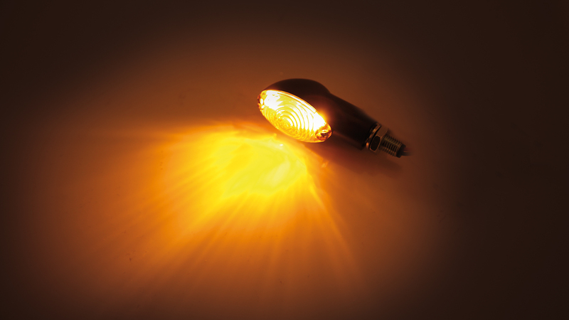 HIGHSIDER Smart Cateye Bulb Mini Indikator Kropp Svart / Lins Rökt (Par), Fram & Bak Figur 6