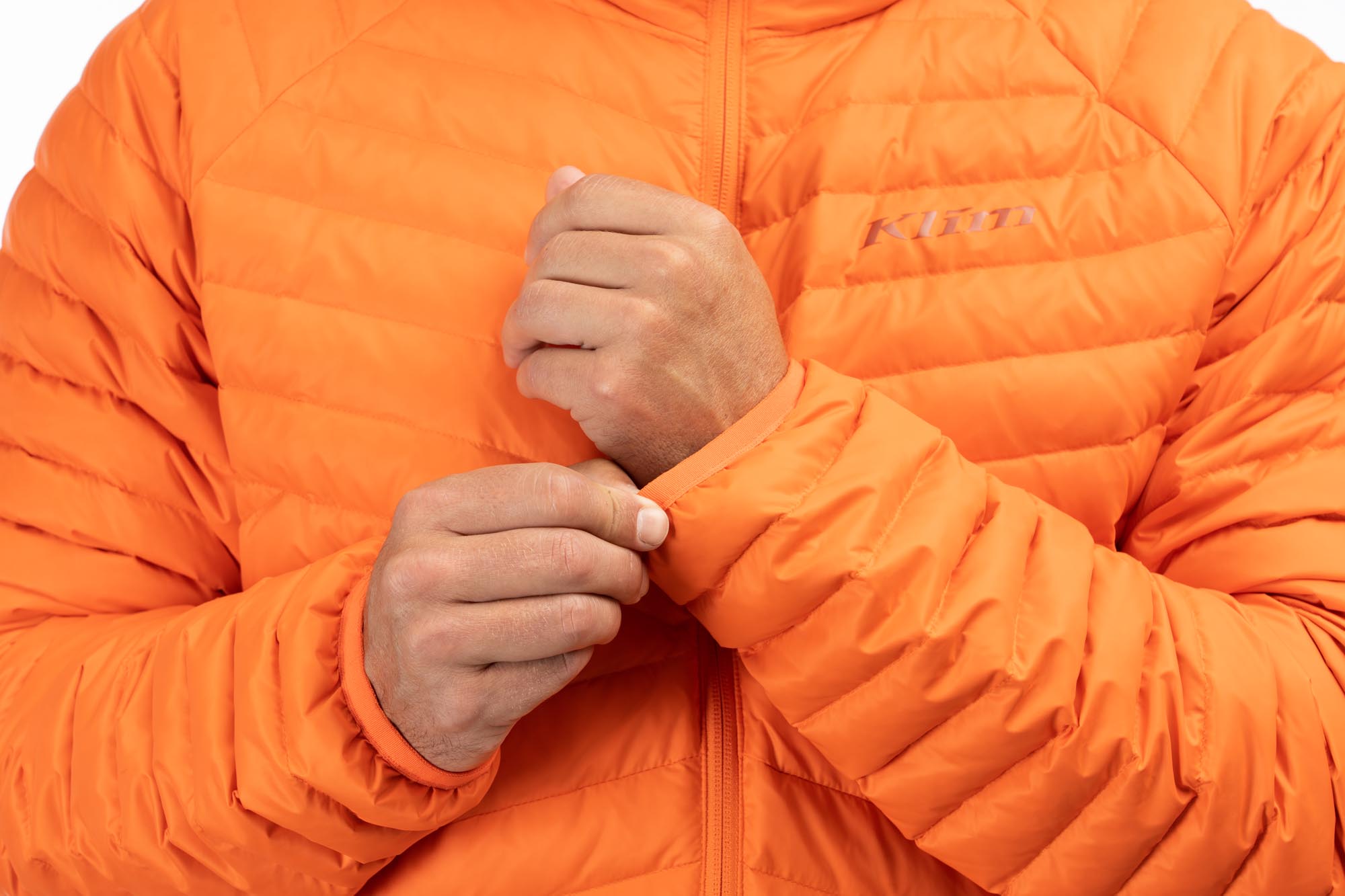 Klim Arete Down Jacket orange L Figure 3