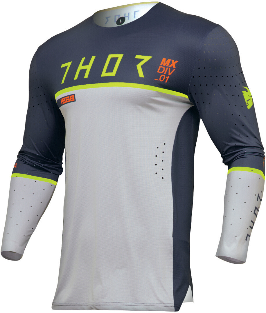 Thor Prime Ace Motocross trøje mørkeblå/grå L Figur 1