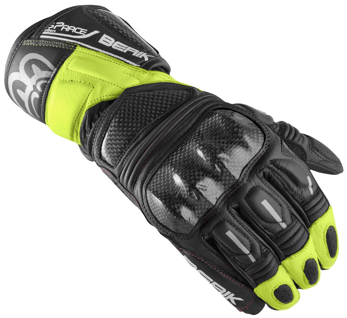 Berik Namib Pro Motorcykel handsker sort/neon M Figur 1