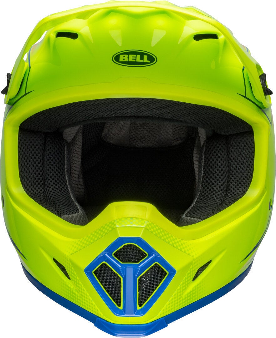 Bell MX-9 Mips Zone Casco Motocross giallo/blu/rosso M (57/58) Figura 3