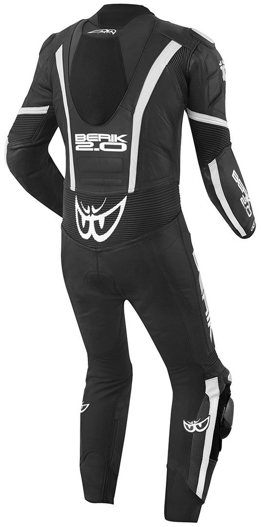 Berik Losail One Piece Motorcycle Leather Suit black/white 52 Figure 2