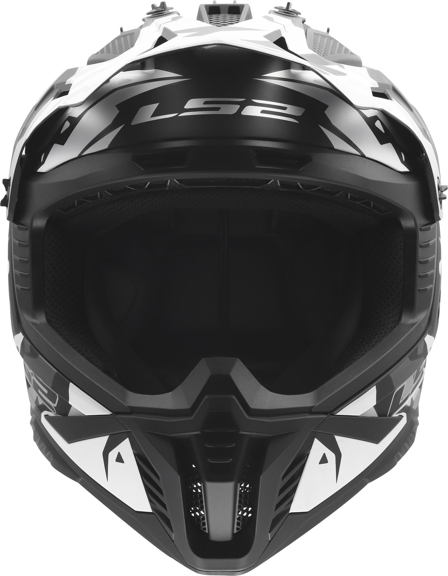 LS2 MX708 Fast II Grotesk Casco da motocross nero/grigio XXXL (65/66) Figura 8