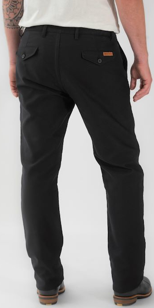 Rokker Chino Black Motorsykkel bukser 38 L32 Figur 2