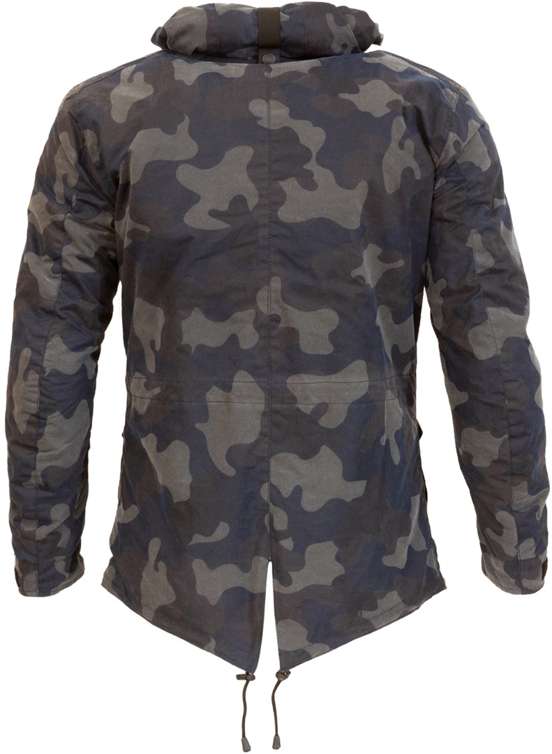 Merlin Belmot Camo Motorcykel vaxad jacka Mörkblå L Figur 4