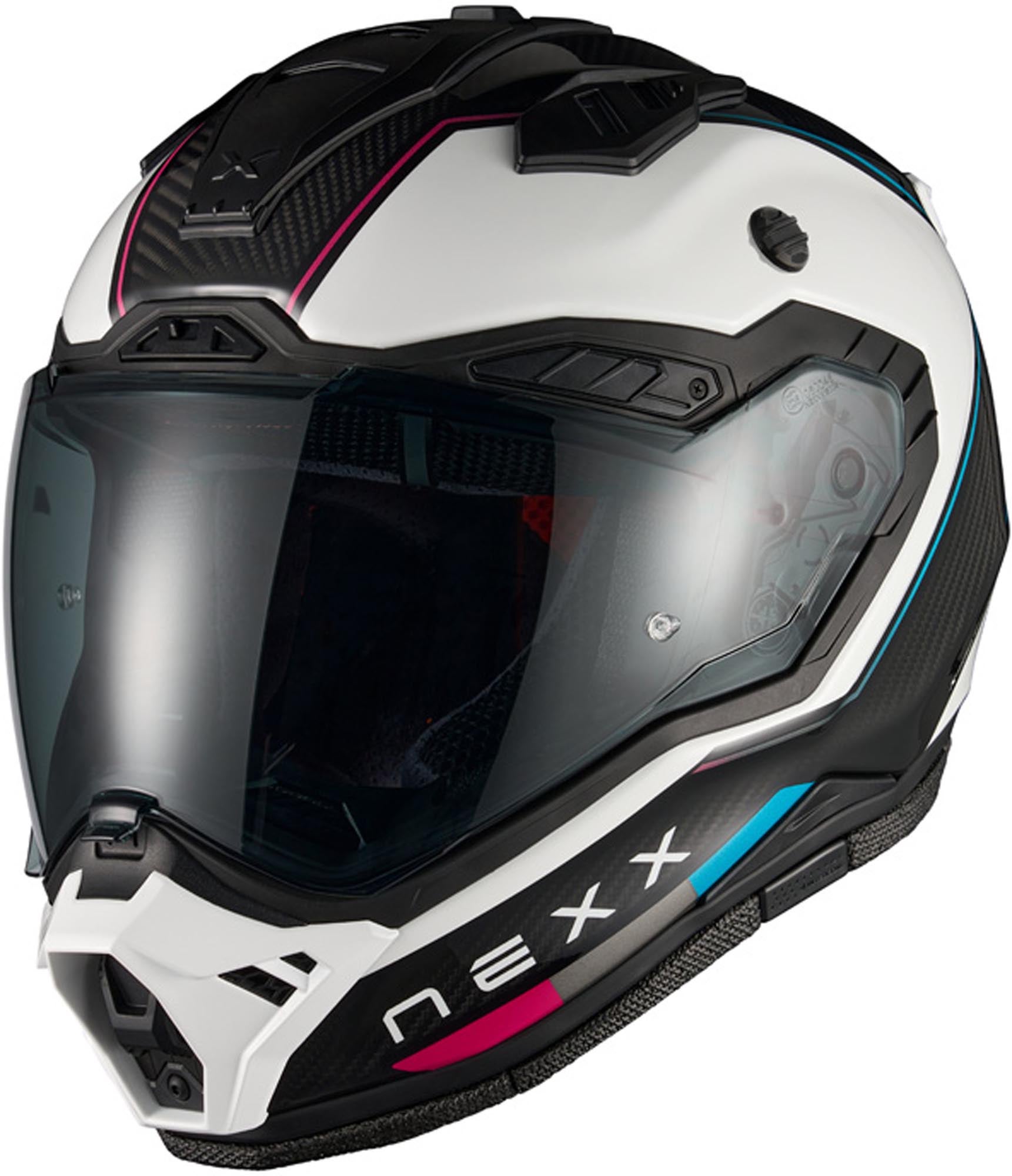 Nexx X.Rally Raid Carbon Эндуро шлем Белый/розовый/синий XXS (51/52) Рисунок 4