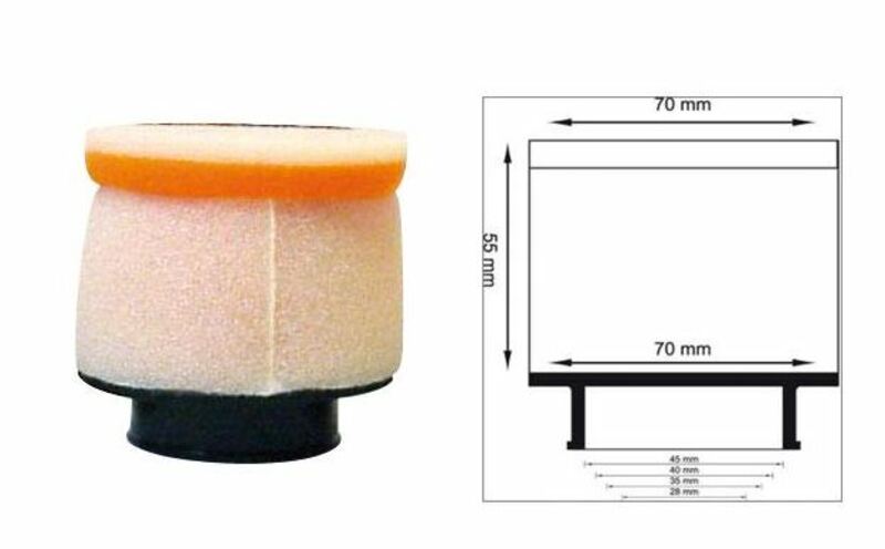 TWIN AIR Cylindrisk luftfilter Ø63mm - 158722 Figur 2