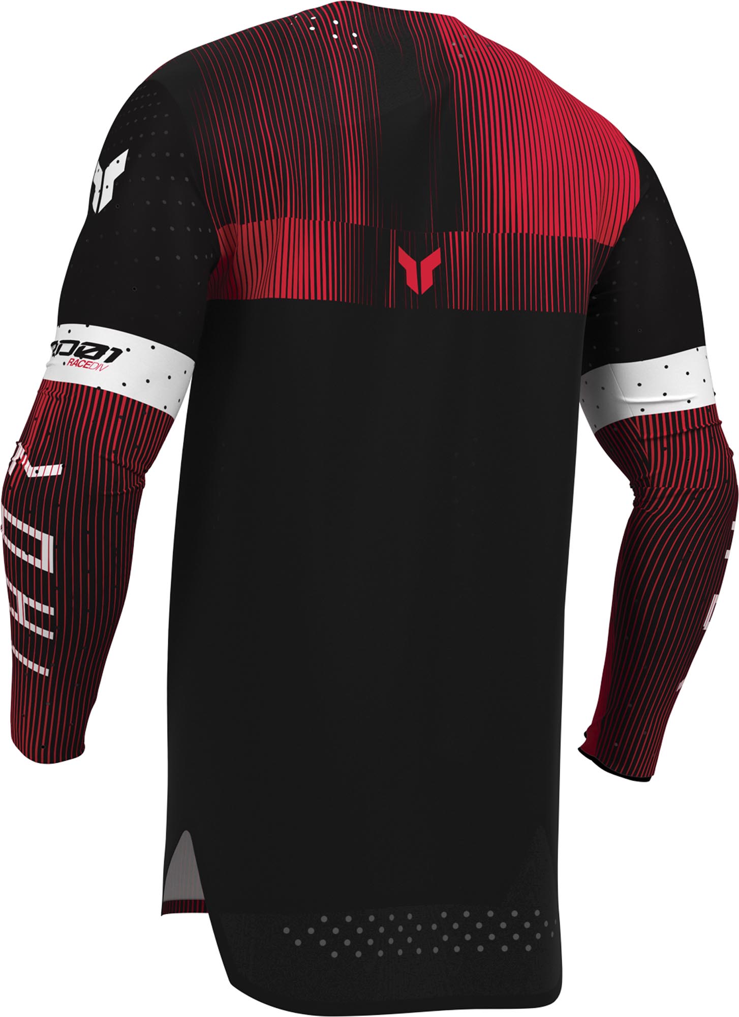 Thor Sportmode Vanish Motocross-trøye svart/rød M Figur 2