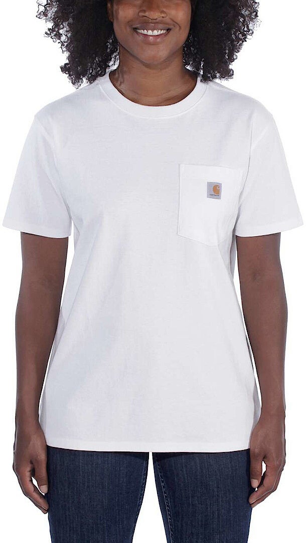 Carhartt Workwear Pocket Dames T-Shirt Wit S Figuur 2