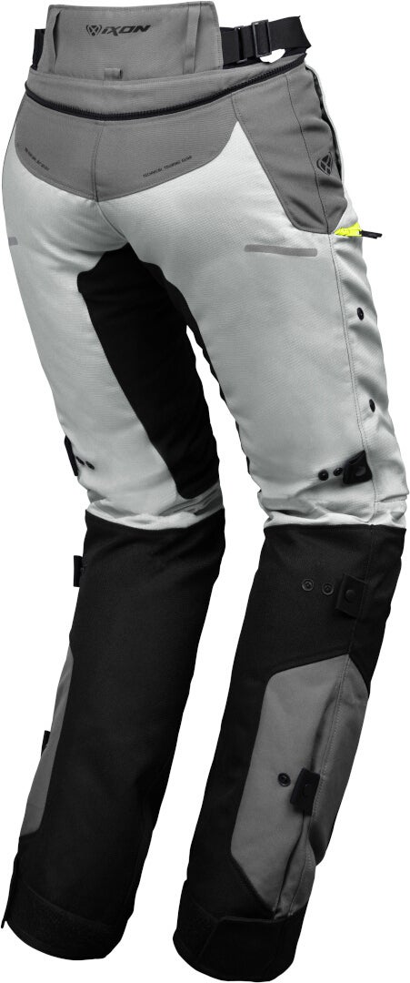 Ixon Vidar Motorfiets textiel broek Zwart/lichtgrijs XL Figuur 3