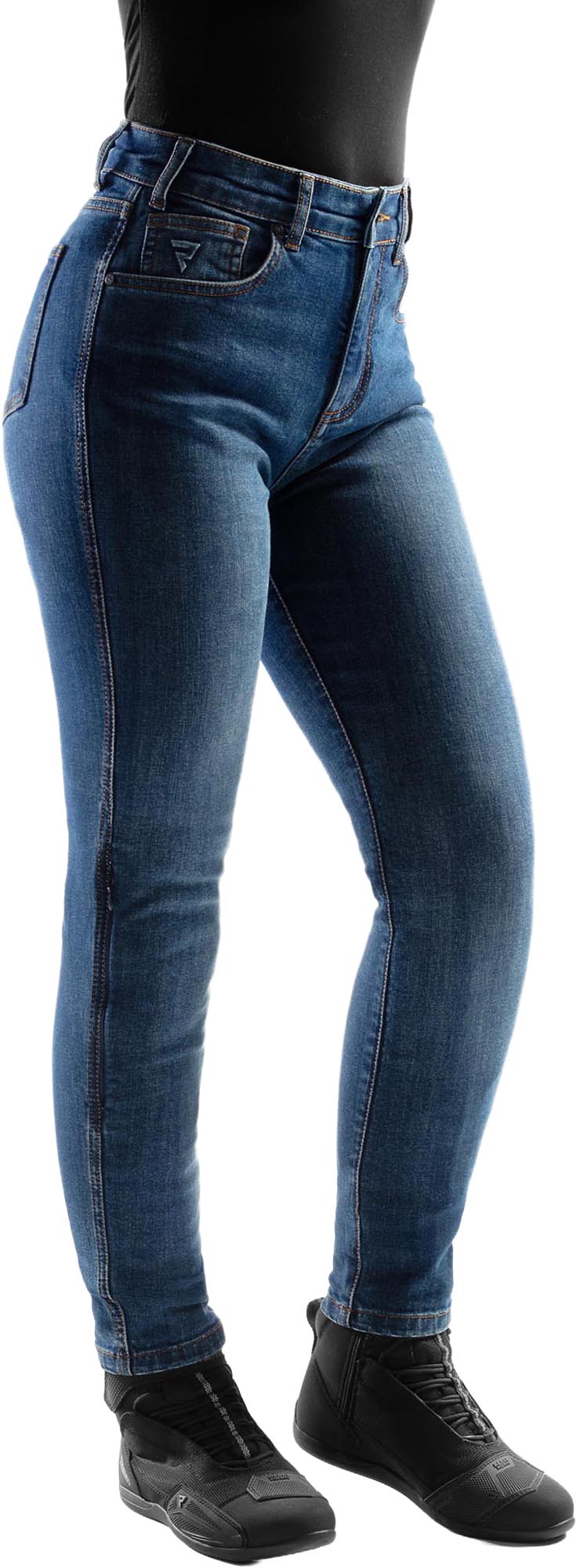 Rebelhorn Classic Damer motorcykeljeans Blå udvasket 32/32 Figur 3