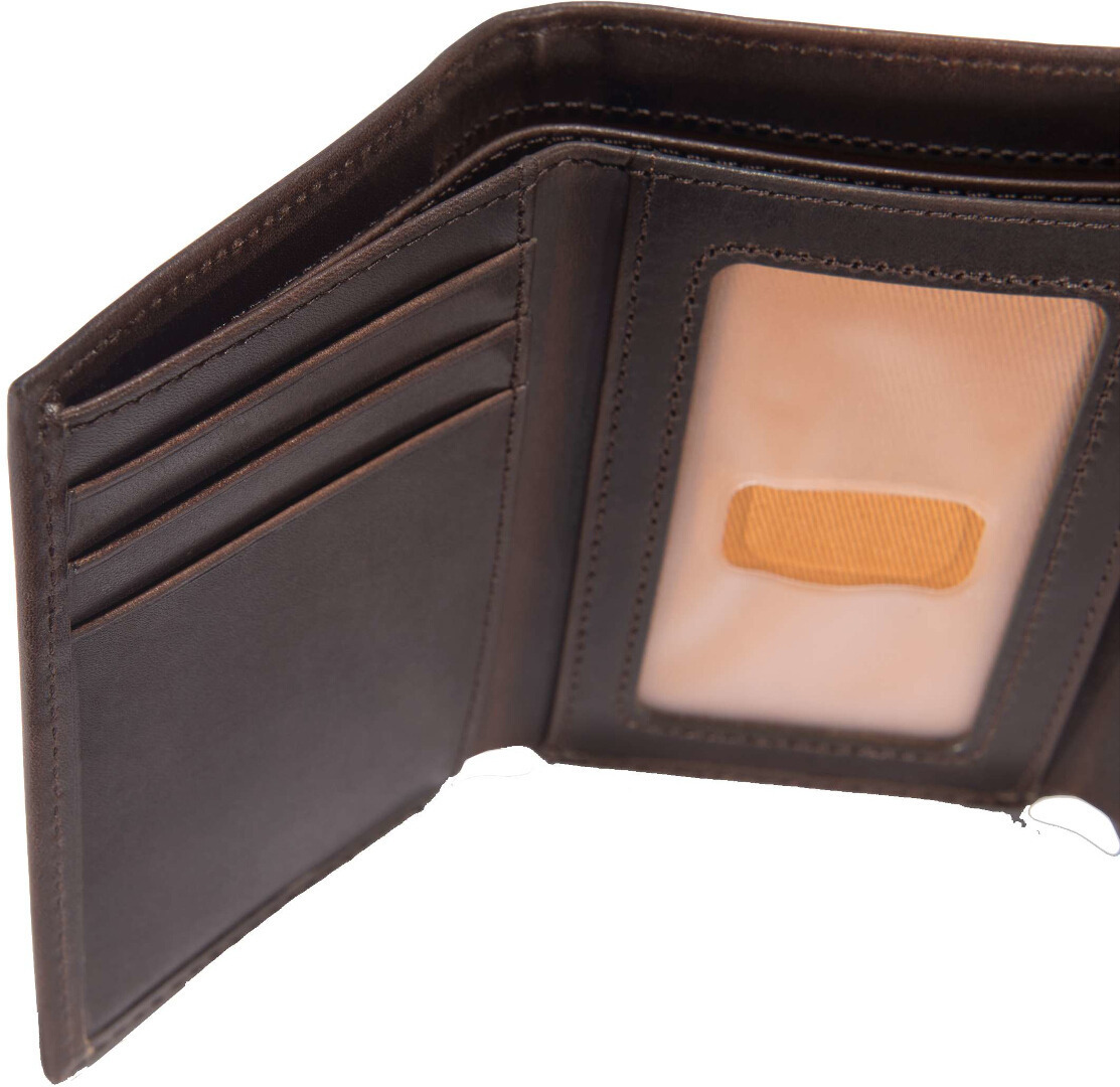 Carhartt Oil Tan Leather Trifold Figura 4